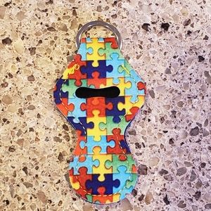 Autism awareness Chapstick holder (2/$5)